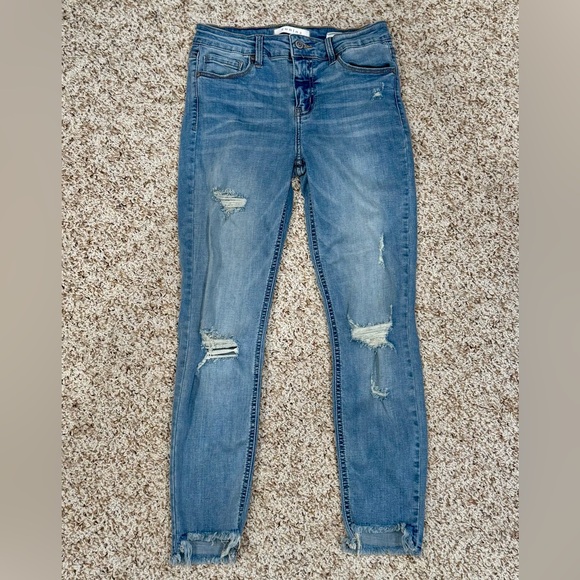 Eunina the Josie Mid Rise Skinny Crop Jeans - Picture 1 of 5